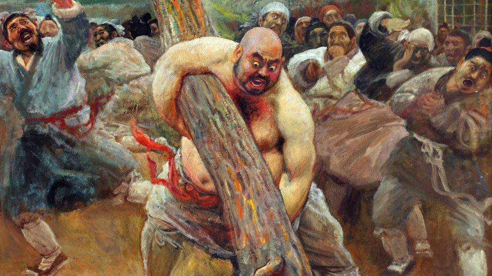 鲁智深倒拔垂杨柳