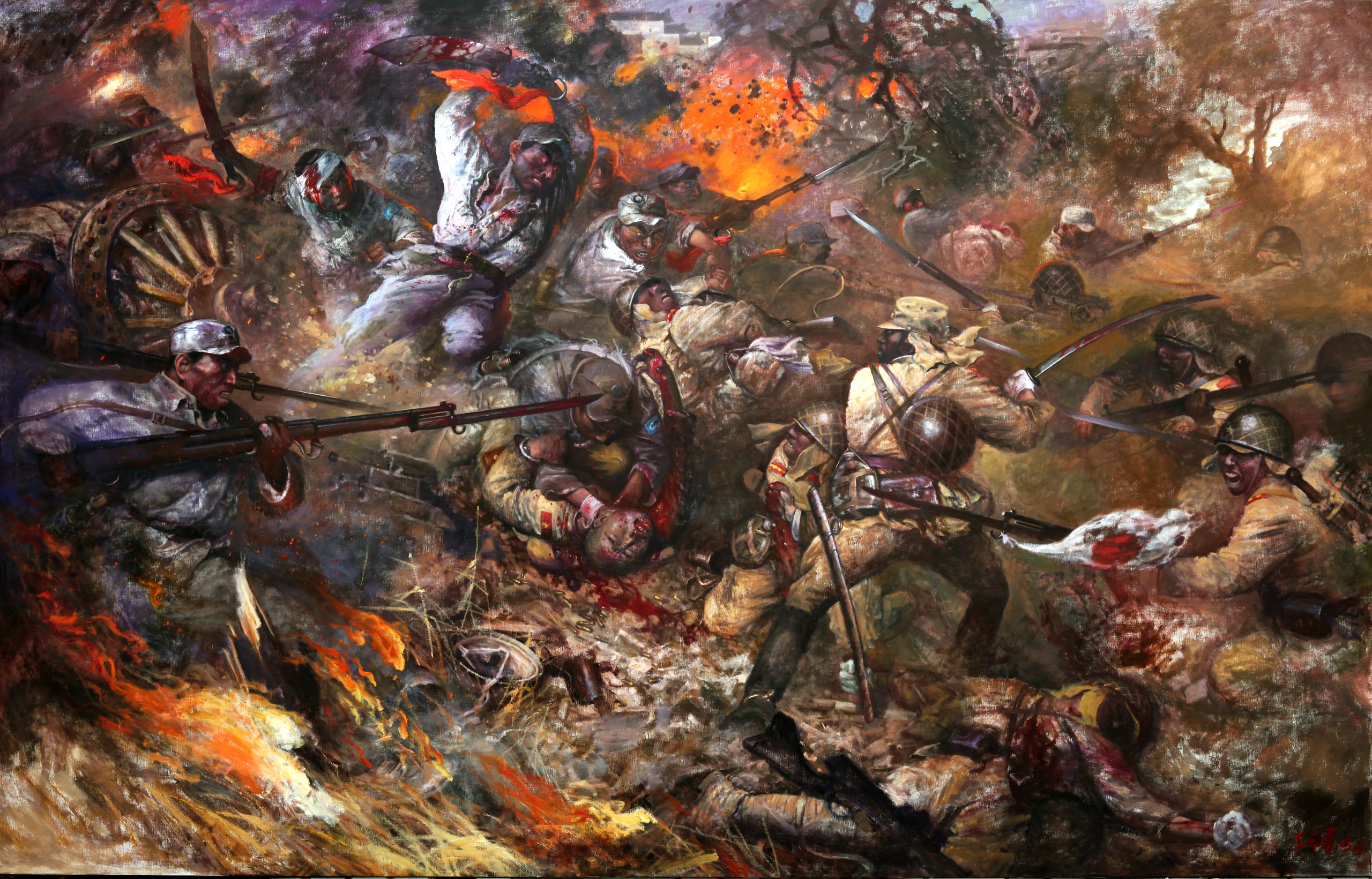 新四军血战朱家岗