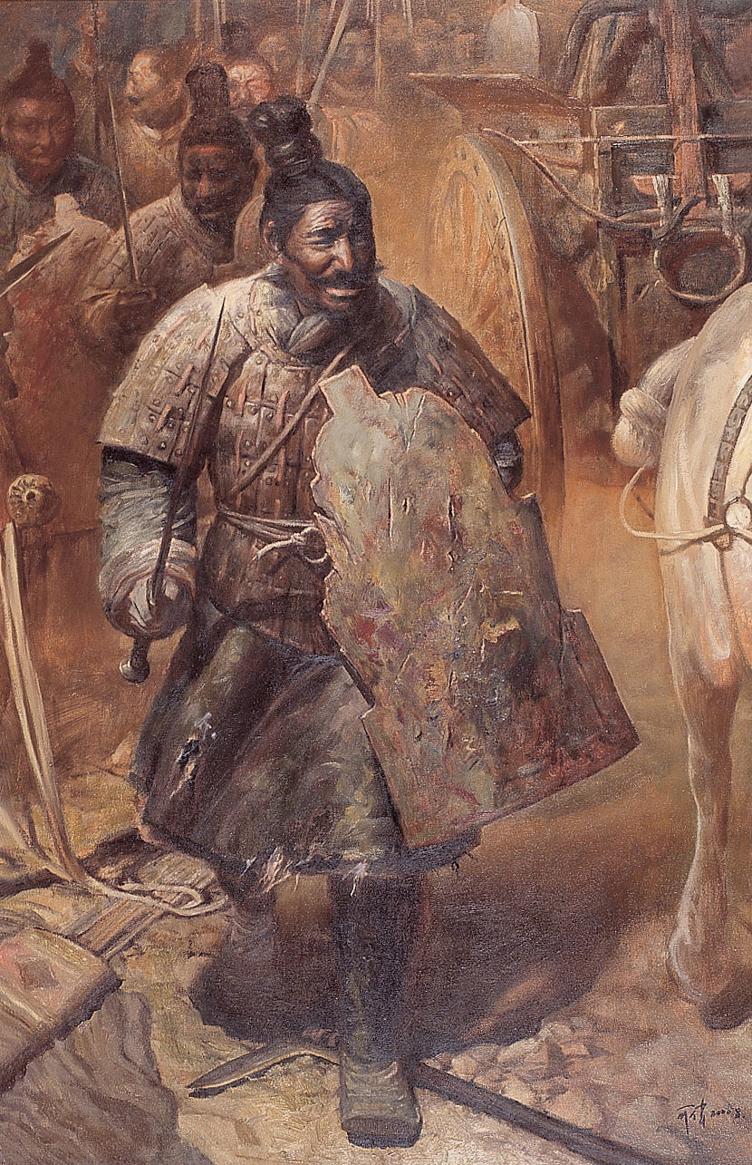 黄沙百战穿金甲